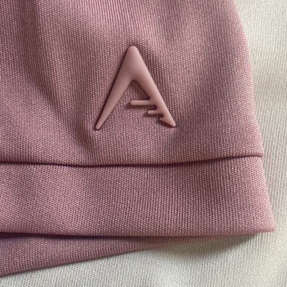 NWT Antigua Sz M Mauve & Taupe Short Sleeve Women’s Golf Shirt - Picture 4 of 9